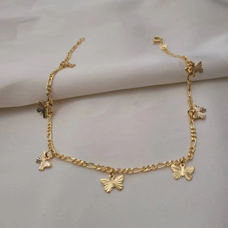 Butterfly Fried Dough Twists Chain Three Piece Toe