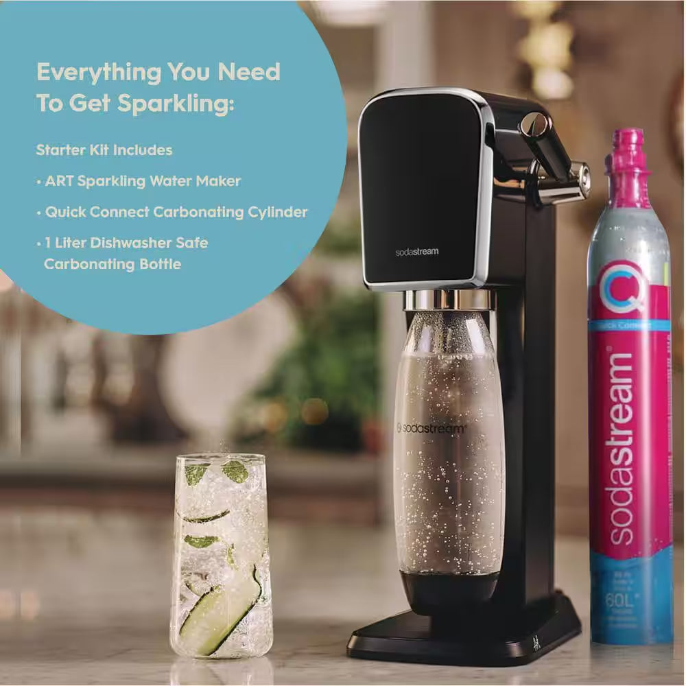 Art Black Sparkling Water Maker