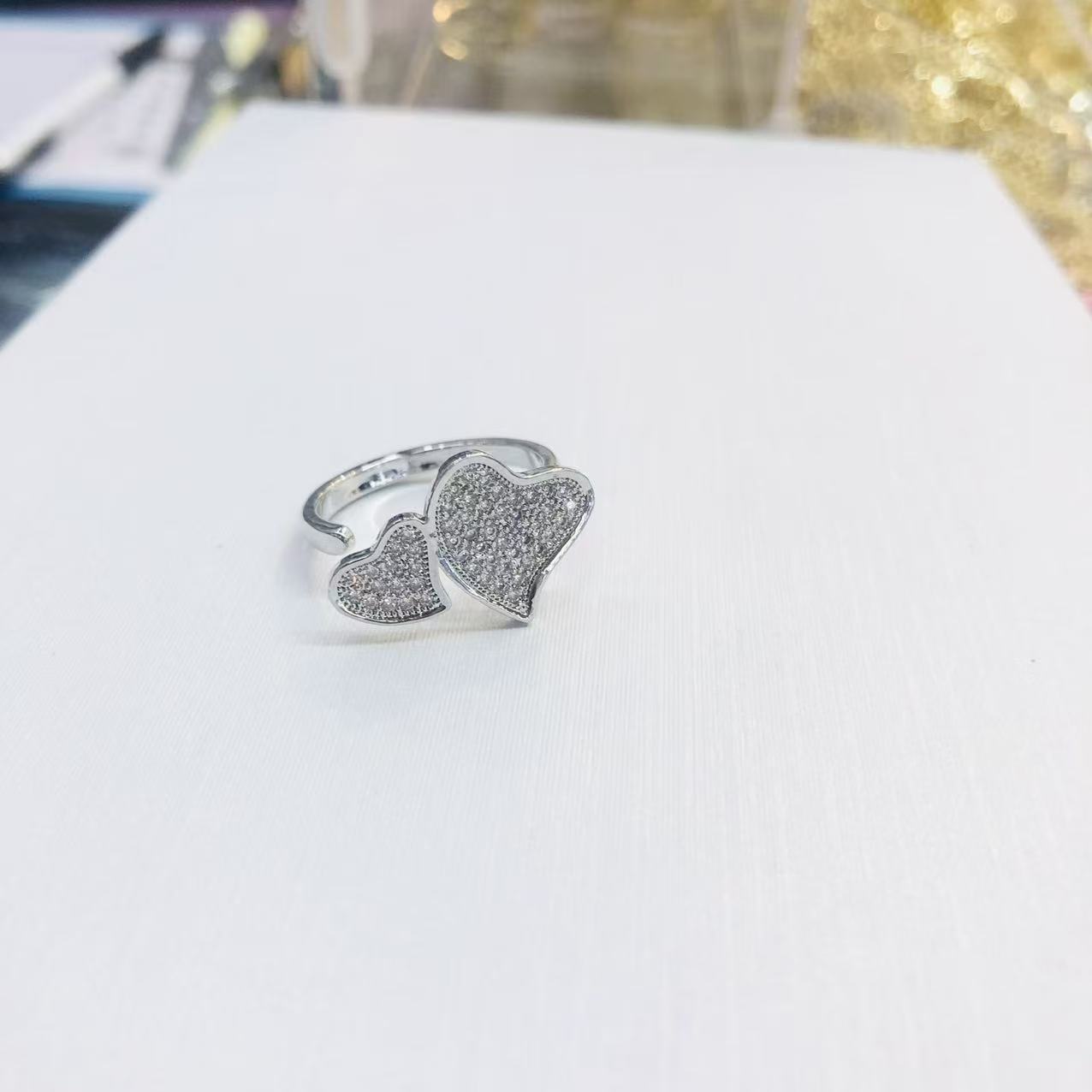 Stylish And Elegant Heart-shaped Ring For Women