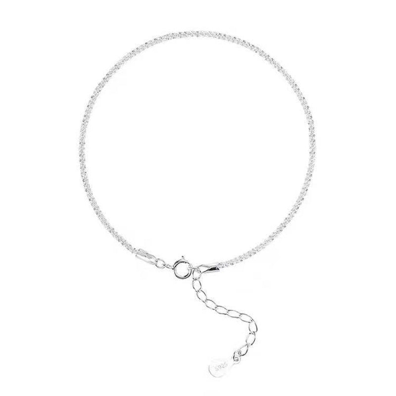 Temperament Simple Sparkling Starry Retro Personality Snake Bone Chain Two-piece Set