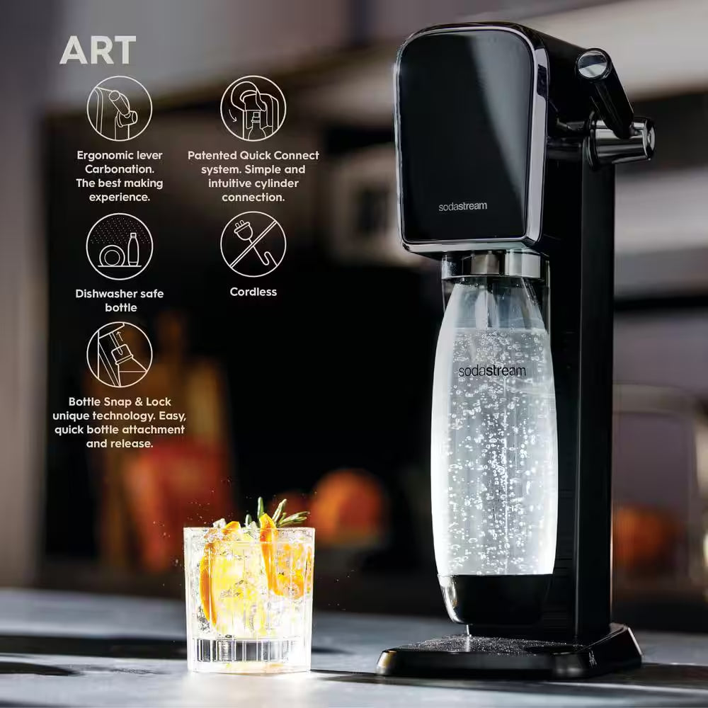 Art Black Sparkling Water Maker
